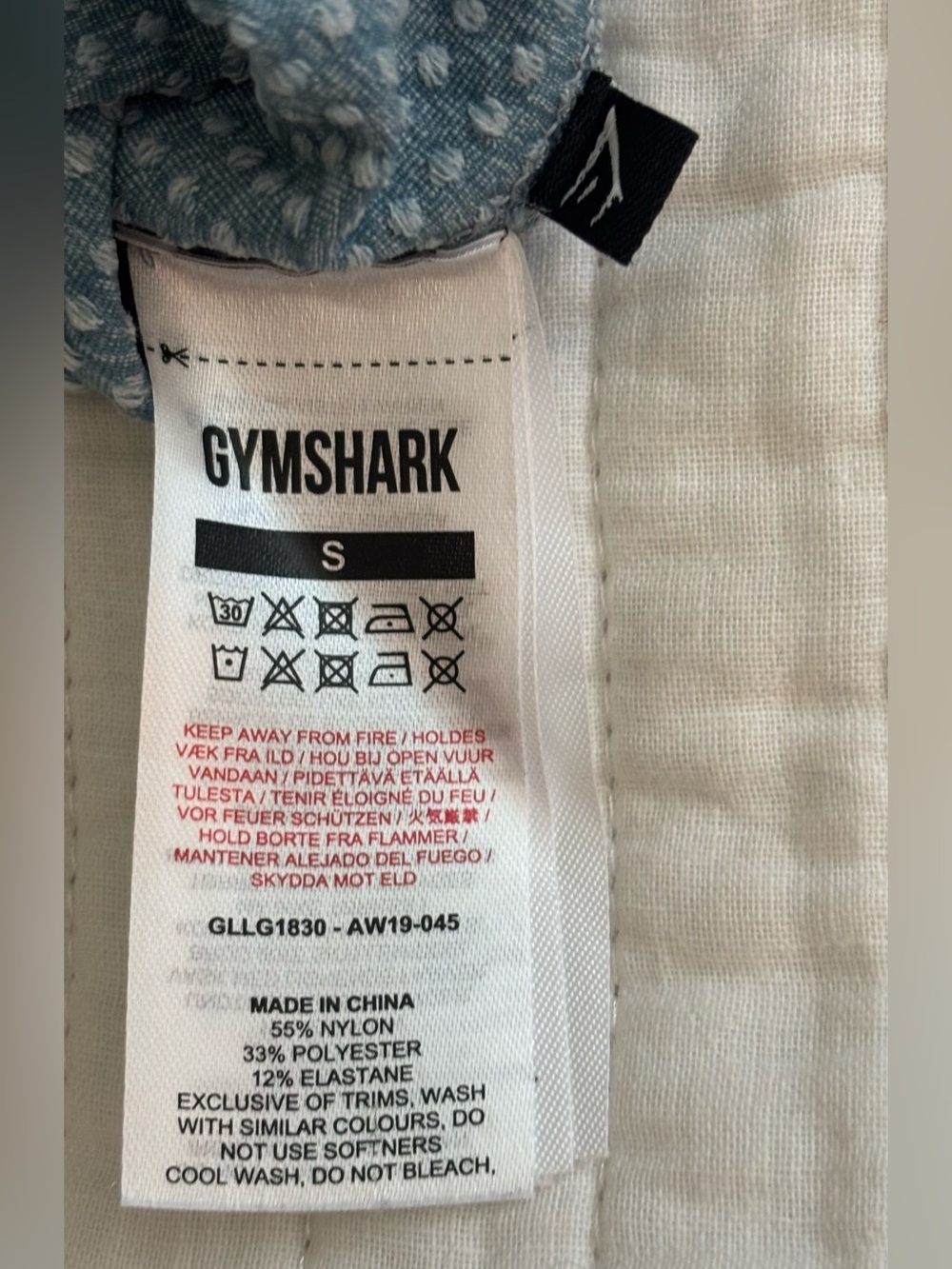 Gymshark Vital Seamless 2.0 Leggings Blue Gray Marl Size Small - Picture 13 of 13